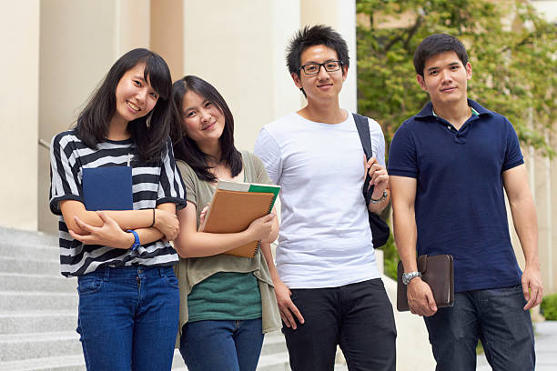 Students walking together after study sessions